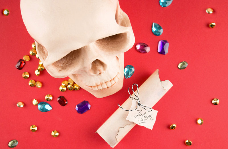 Invitations parchemins gratuites pour anniversaire pirate