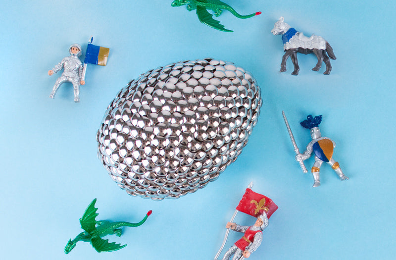 Oeufs de dragon argentés GOT tuto anniversaire