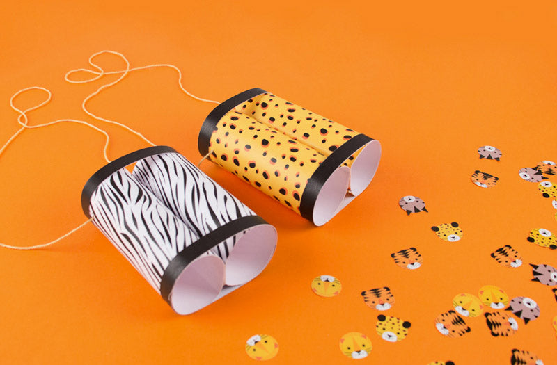 Tuto gratuit pour fabriquer des jumelles safari : animation anniversaire
