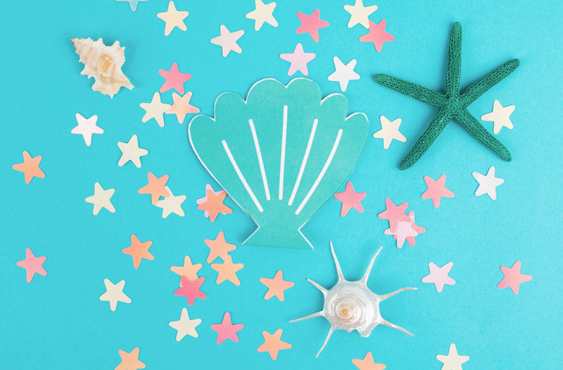 DIY facile pour invitation anniversaire sur le thème sirène