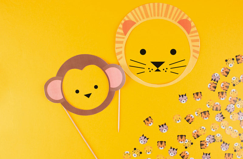 Anniversaire safari pour enfant : faire un photobooth gratuit