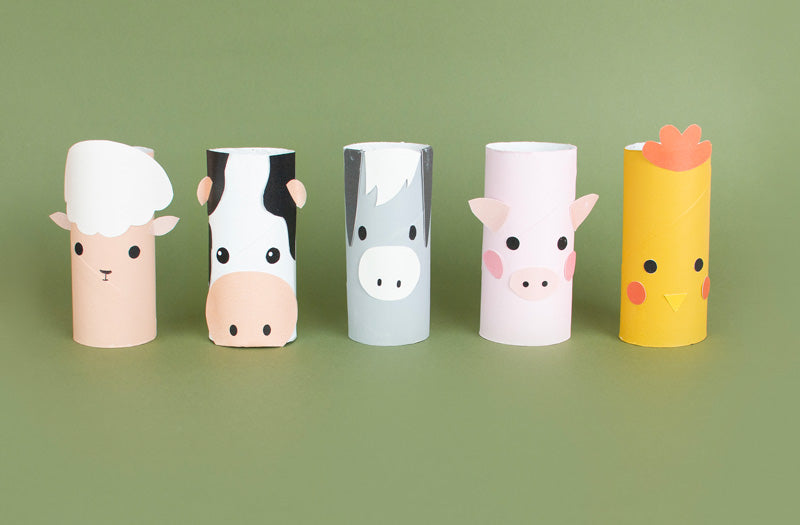 Activite manuelle pour enfant : decoration de table anniversaire animaux de la ferme