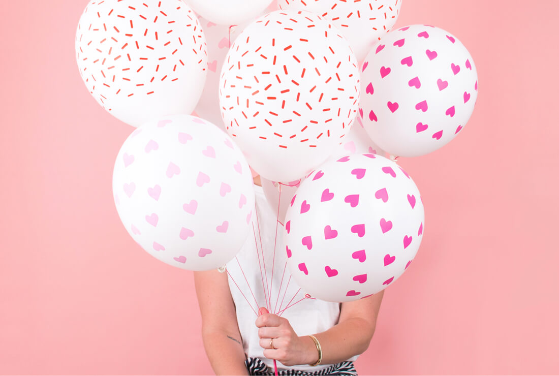 Comment faire une grappe avec un mix de ballons ?