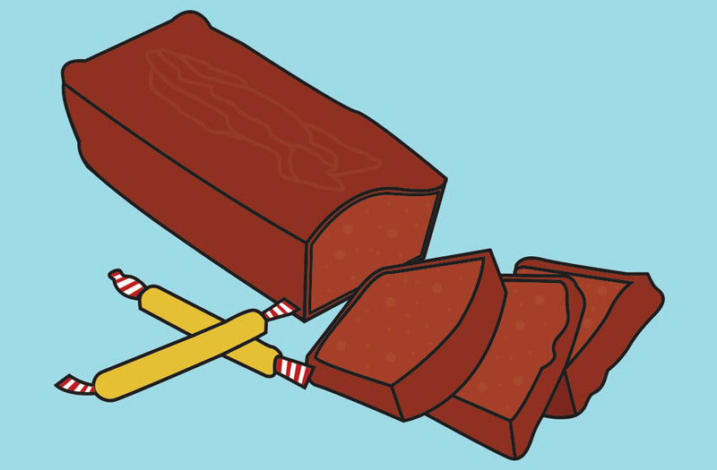 Idée recette gourmande pour baby shower : cake au carambar