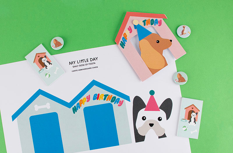 CARTE ANNIVERSAIRE CHIEN