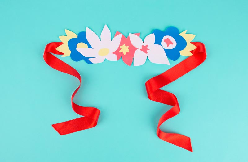 Créer une couronne de fleurs gratuite Vaiana