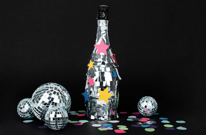 Pinata anniversaire bouteille champagne