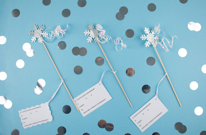 DIY carte invitation anniversaire La Reine des Neiges