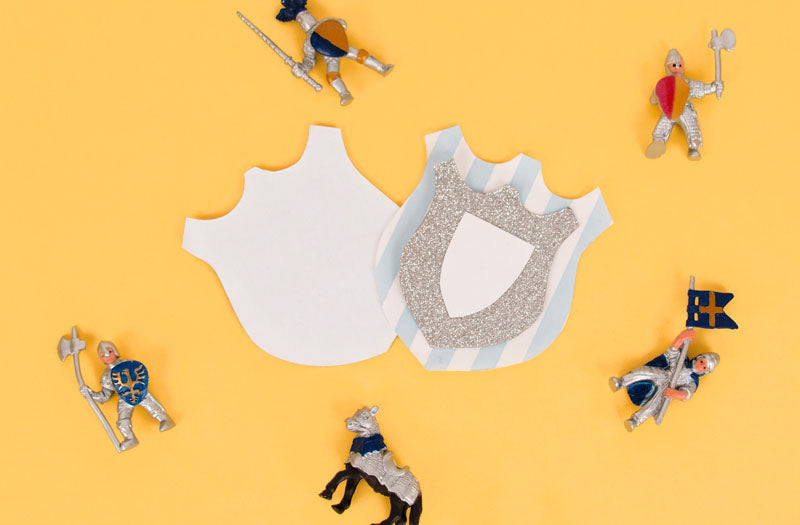 DIY printable gratuit invitations anniversaire thème chevalier