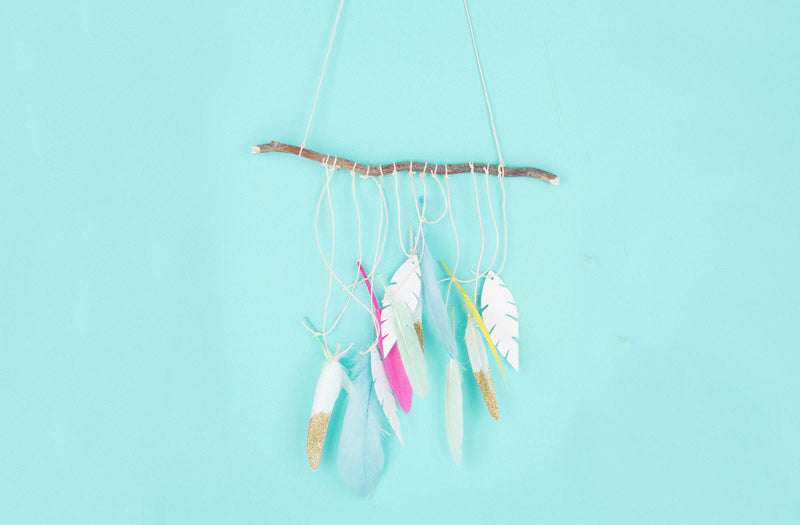 DIY facile et rapide attrape-rêves : déco anniversaire thème cow-boys et Indiens