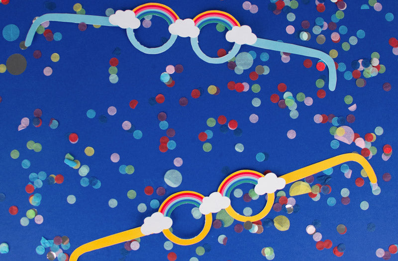 Idée déguisement anniversaire enfant thème arc en ciel