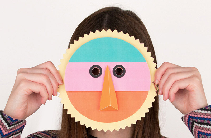 DIY facile deguisement halloween enfant : masque de monstre