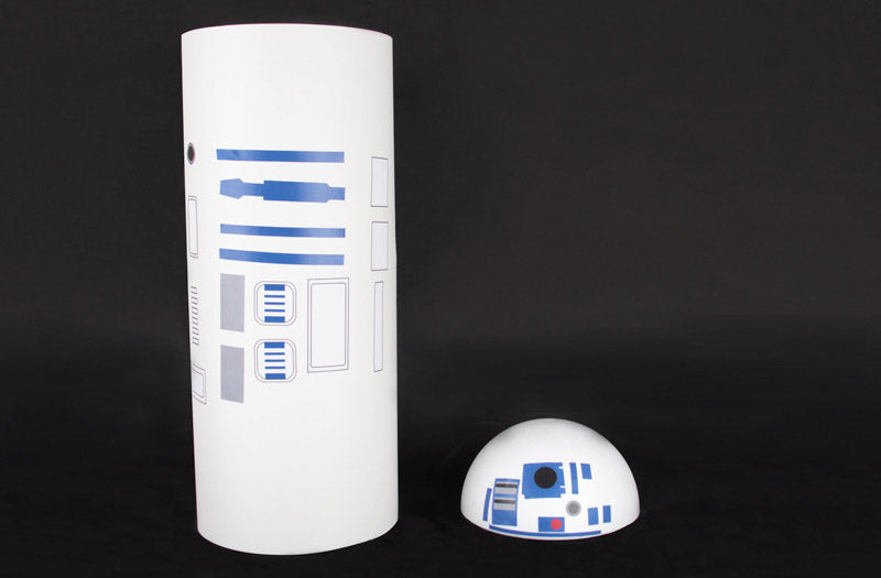 Tuto gratuit pour faire un deguisement star wars r2d2 enfant