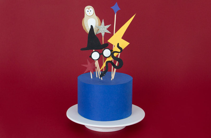 Idee decoration anniversaire enfant : toppers géants Harry Potter