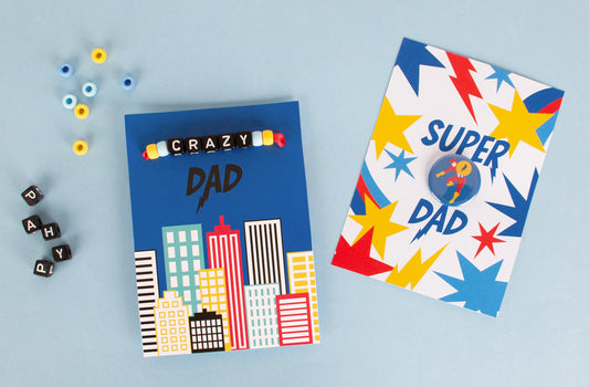 Bricolage fête des pères facile : DIY cartes fete des peres