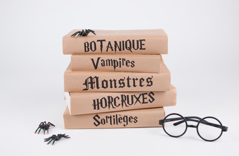 DIY pour creer des couvertures de livres facon Harry Potter