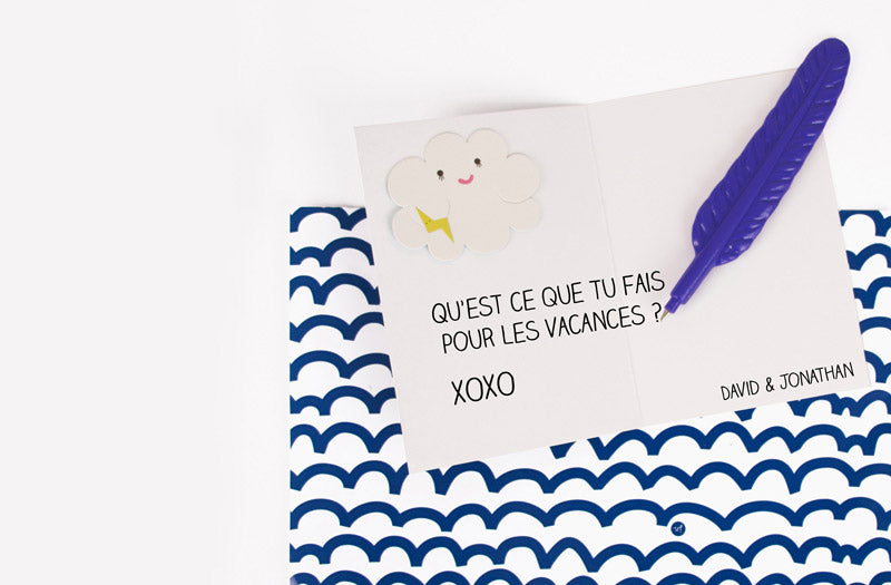 Jeu du facteur pour une animation anniversaire 4 ans