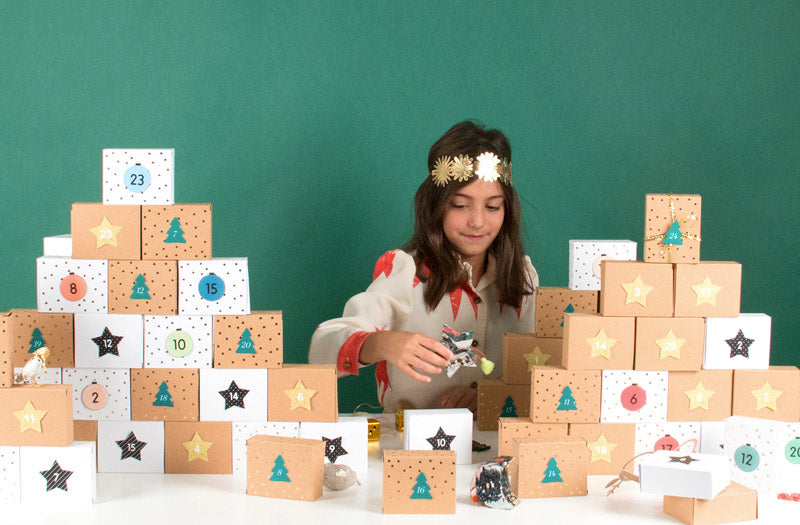 Idée originale pour décoration de noël : calendier de l'Avent