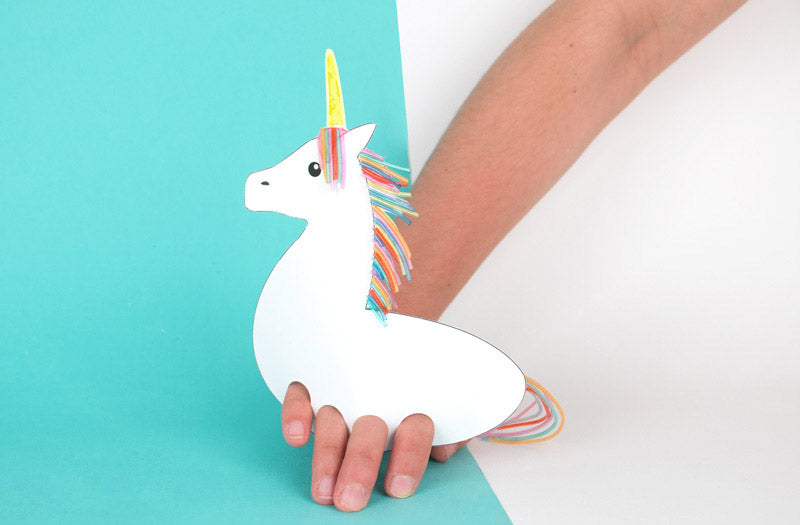 Comment faire une marionnette licorne facile et gratuite ?