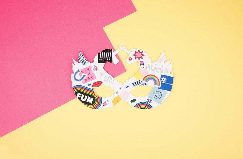 Tuto de masque de licorne pour anniversaire enfant