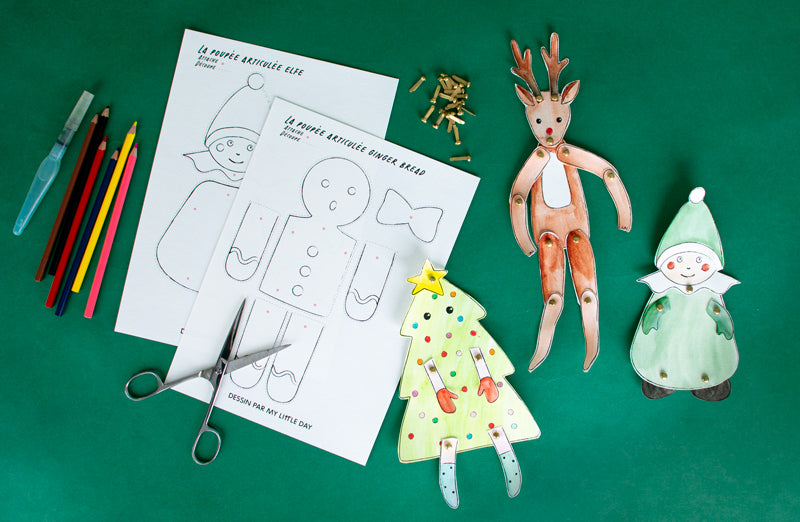 PAPER DOLLS DE NOEL