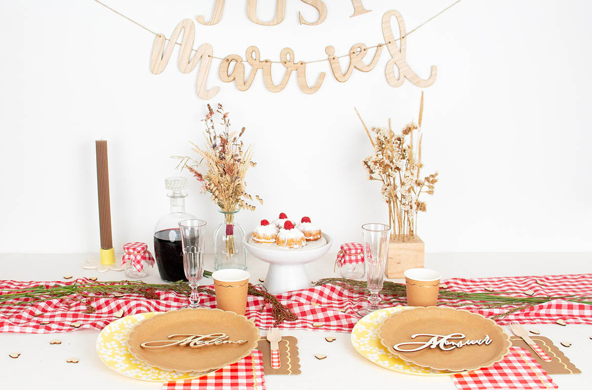 Toute la déco pour un mariage champêtre réussi