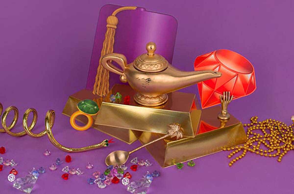 Ambiance mille et une nuit pour une fête sur le thème Aladdin !