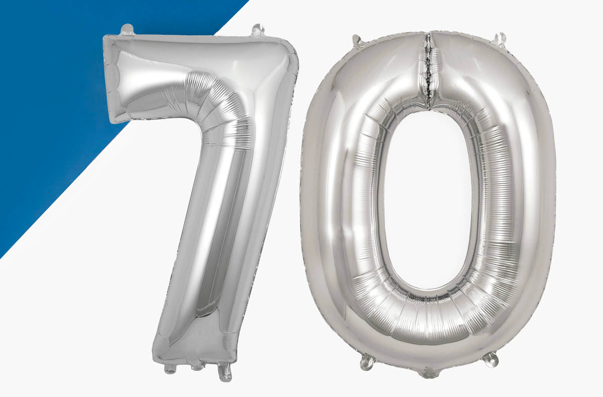 Toute la décoration d'anniversaire 70 ans par My Little Day