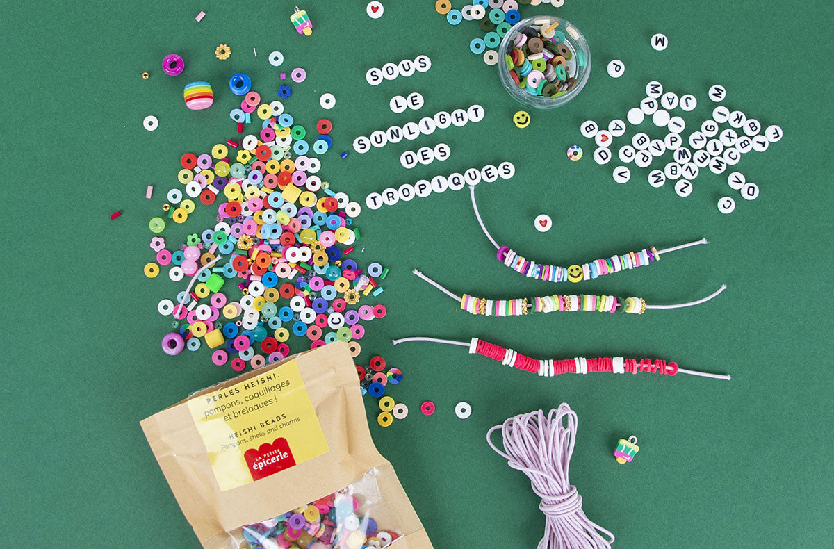 Perles pour atelier créatif en famille et Do It Yourself