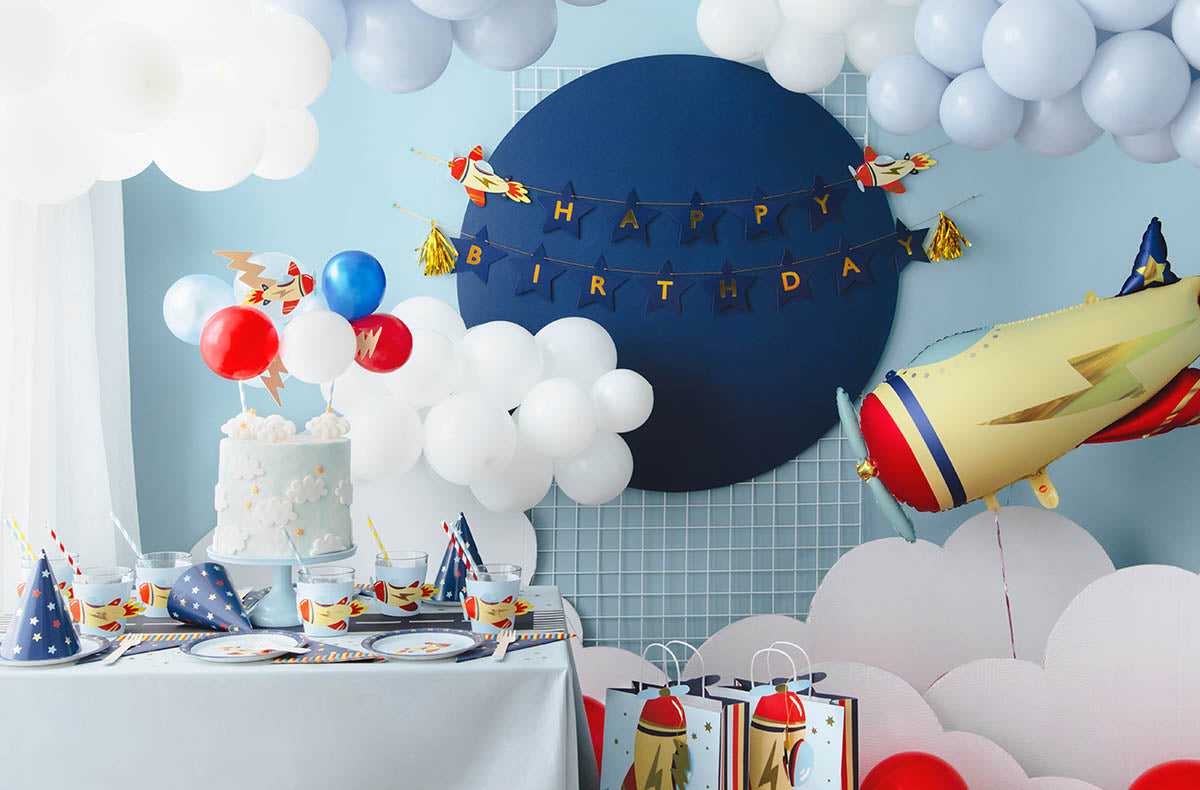 decoration avion pour un anniversaire aviation
