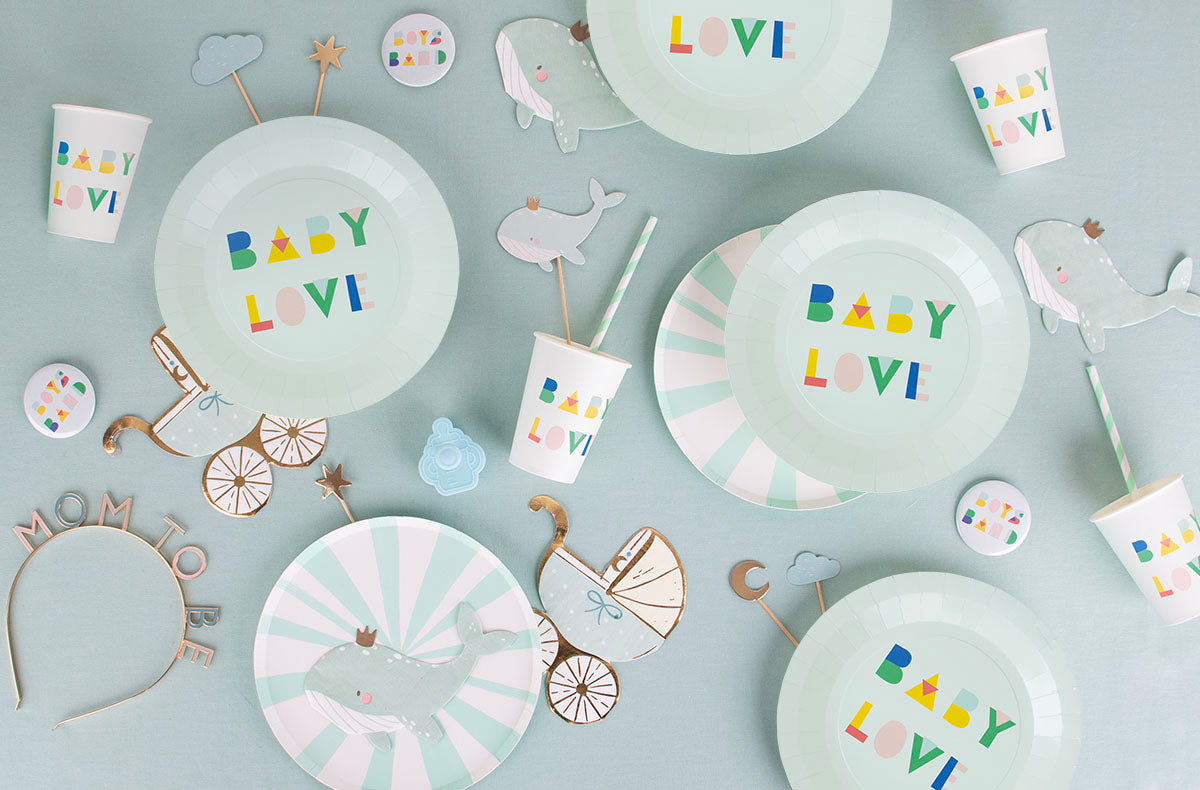 Toute la déco pour baby shower garçon