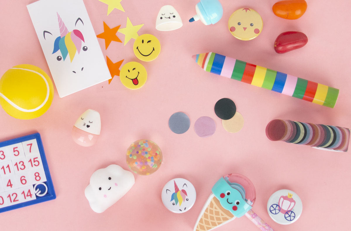 Sélection de cadeaux anniversaire enfant pour pochette surprise, pinata ou pêche à la ligne