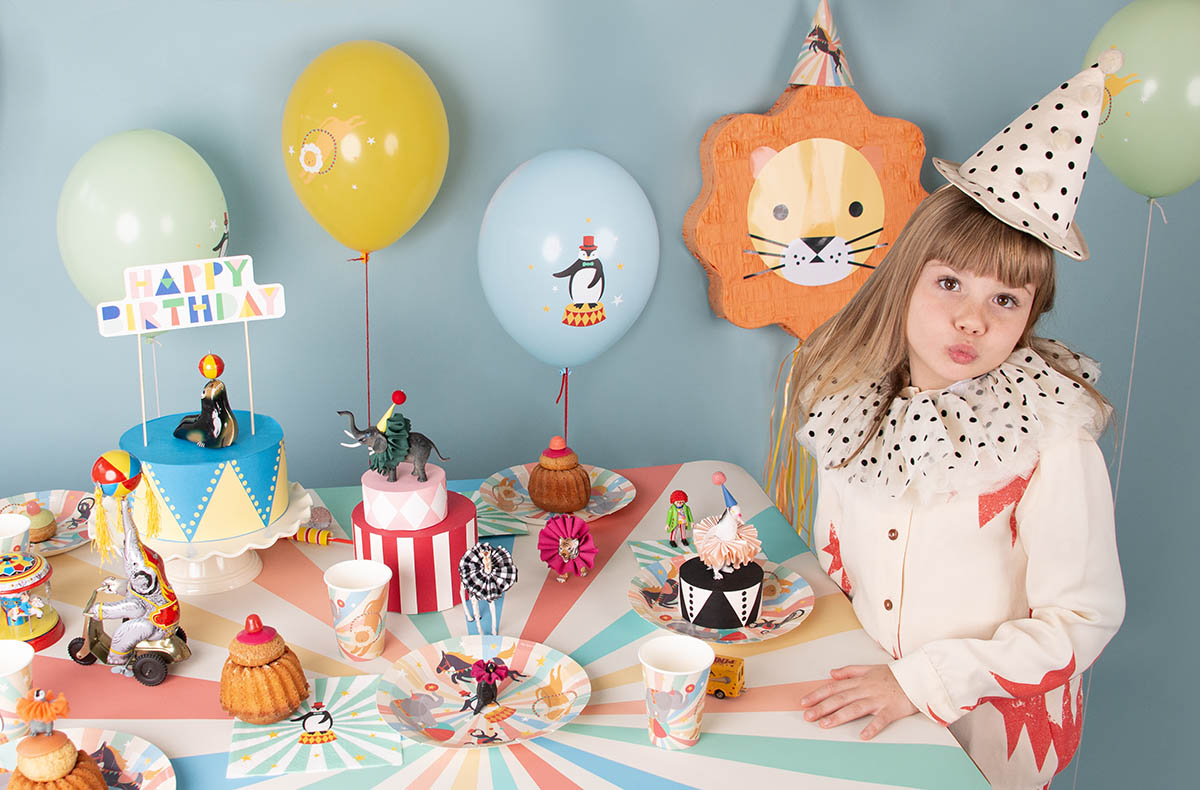 Un anniversaire cirque pour les enfants