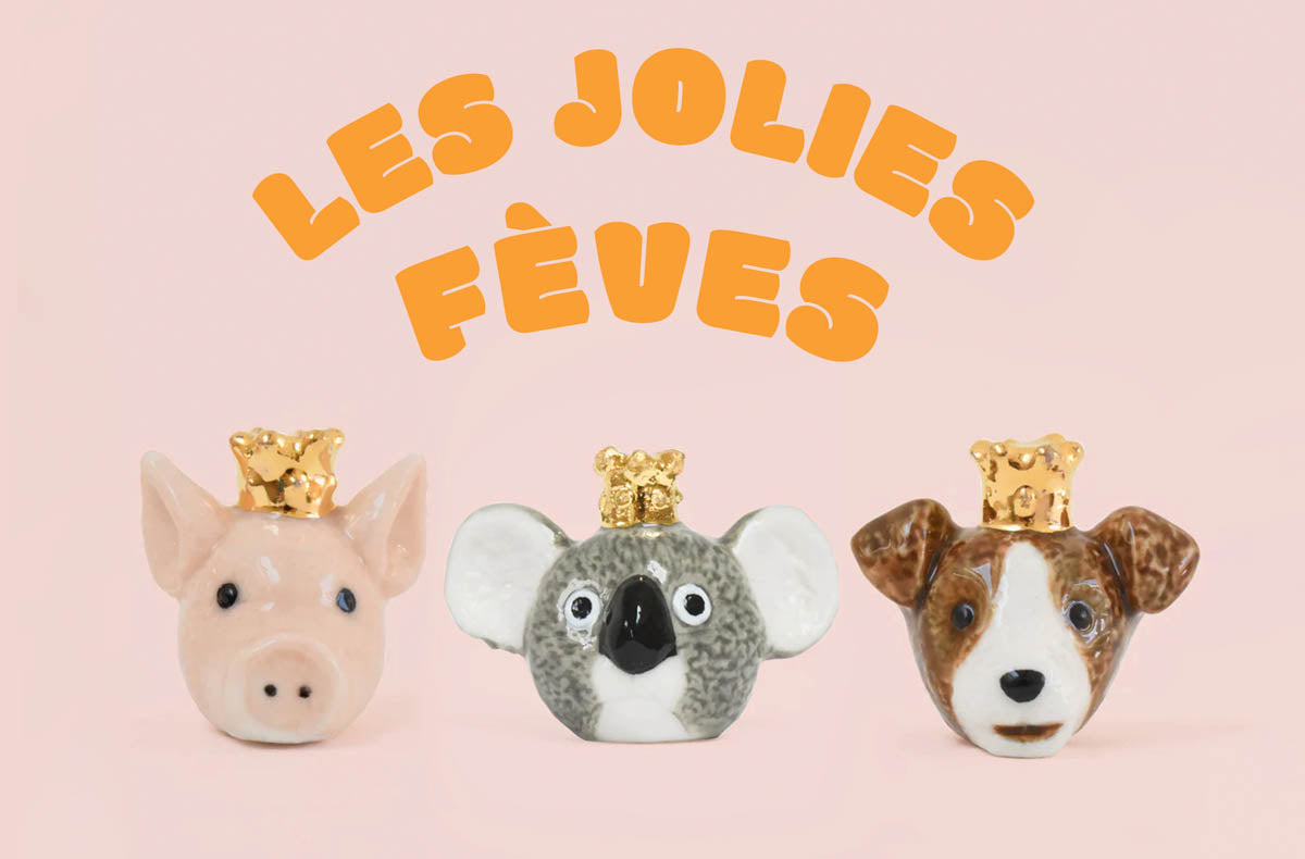 fèves en porcelaine pour galettes des rois fait maison