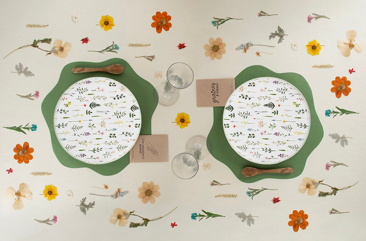 Décoration de table fleurie pour le Printemps