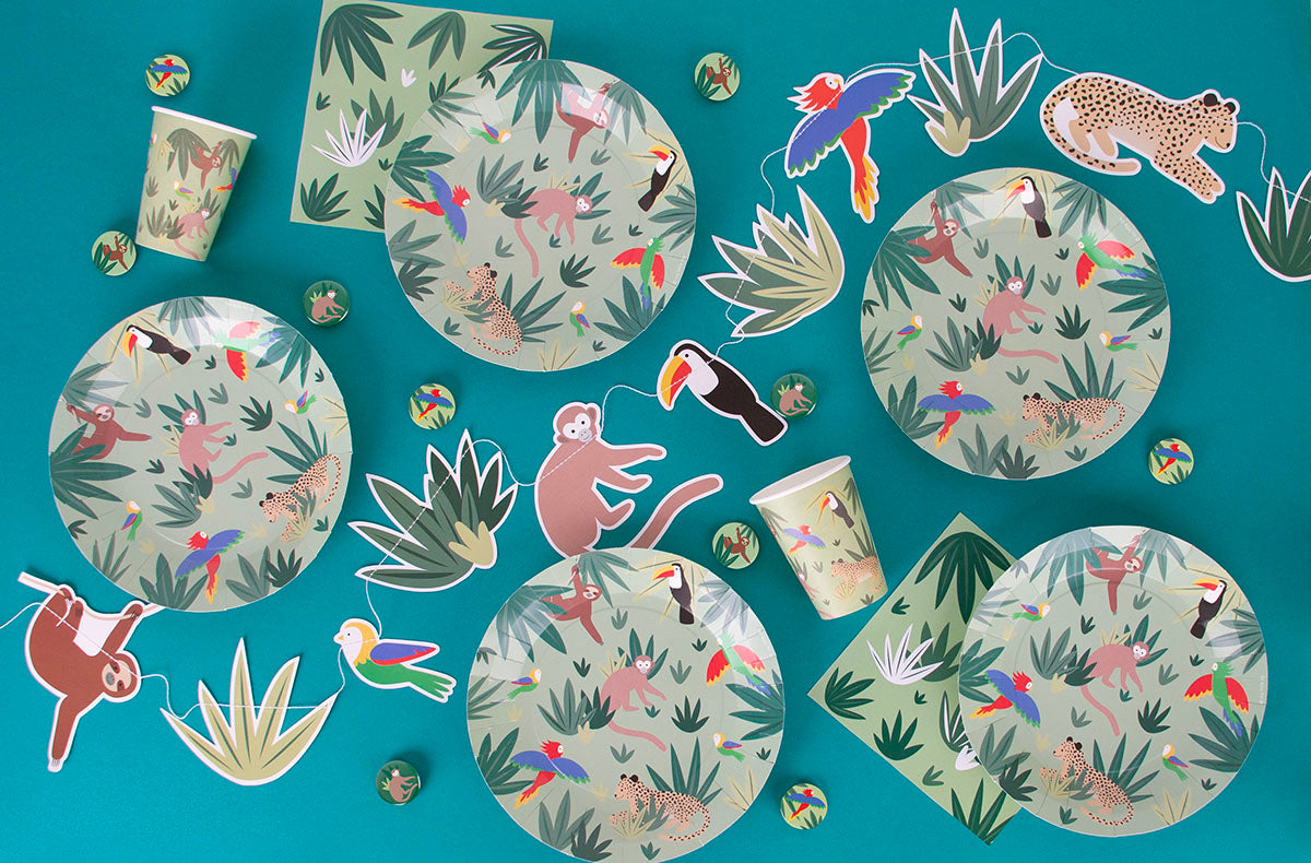 Tout pour une déco tropicale d'anniversaire