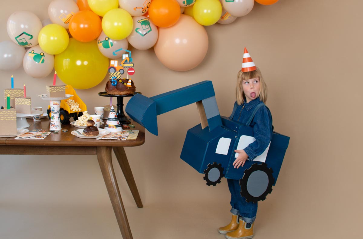 anniversaire engin chantier et camion