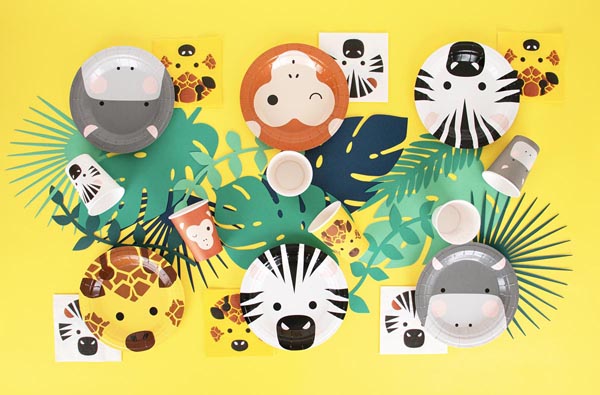 Un anniversaire safari avec des ballons tigre pour les enfants explorateurs et aventuriers