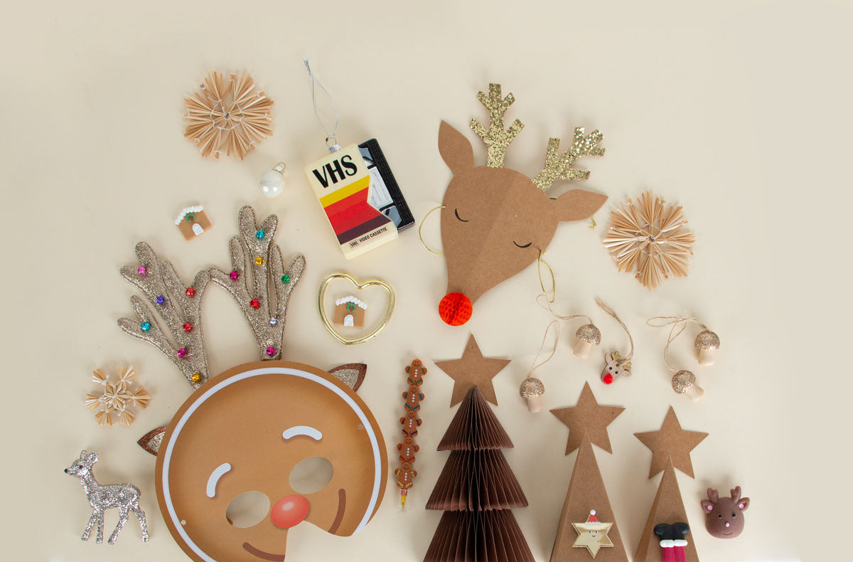 Noël doré et kraft