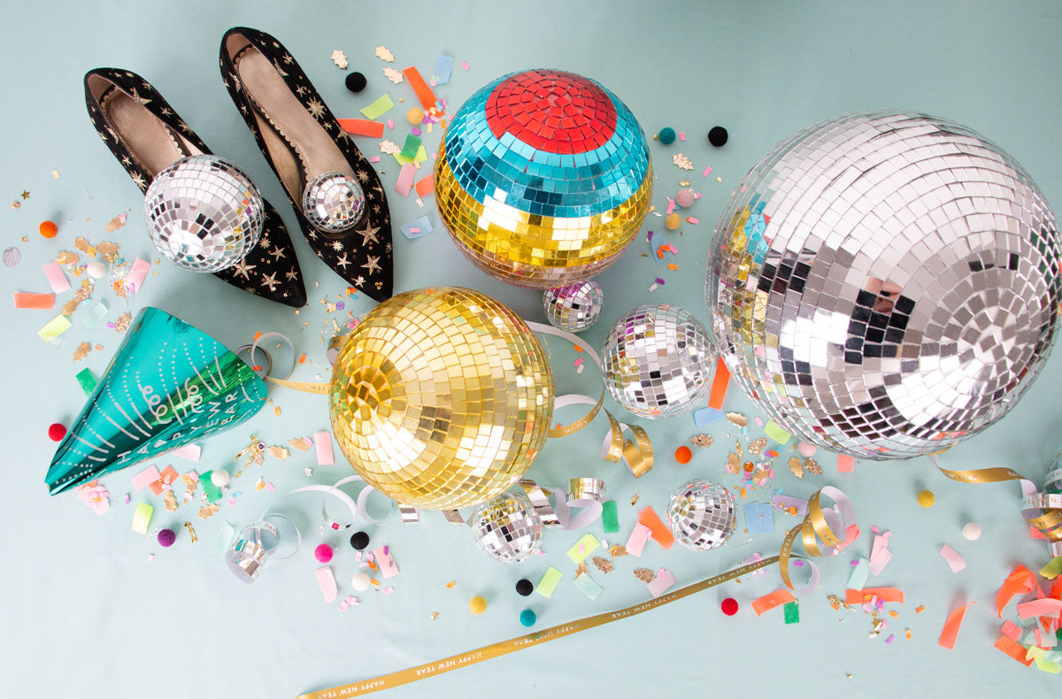 Boules à facettes pour le Nouvel an