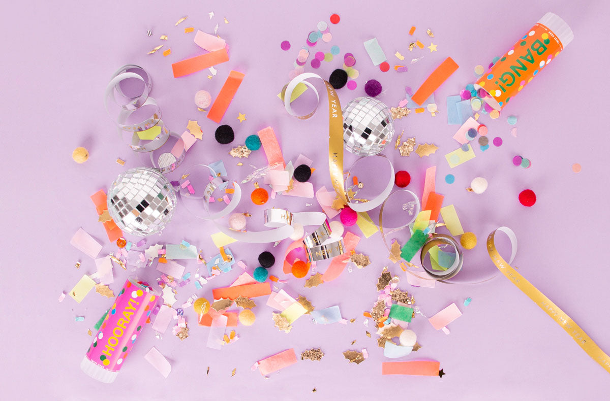 Canon à confettis : DIY pour le Nouvel An 