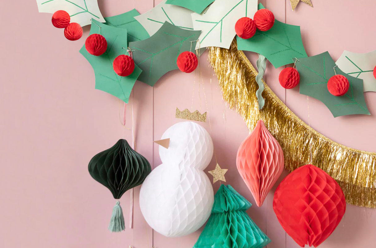 Kit arche à ballons - Rose Gold et Blanc - Jour de Fête - Bonne Année -  Tables de Noël et Réveillon
