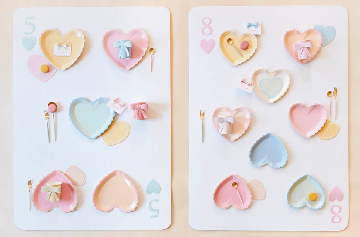 Une fête d'anniversaire coeurs pour les enfants