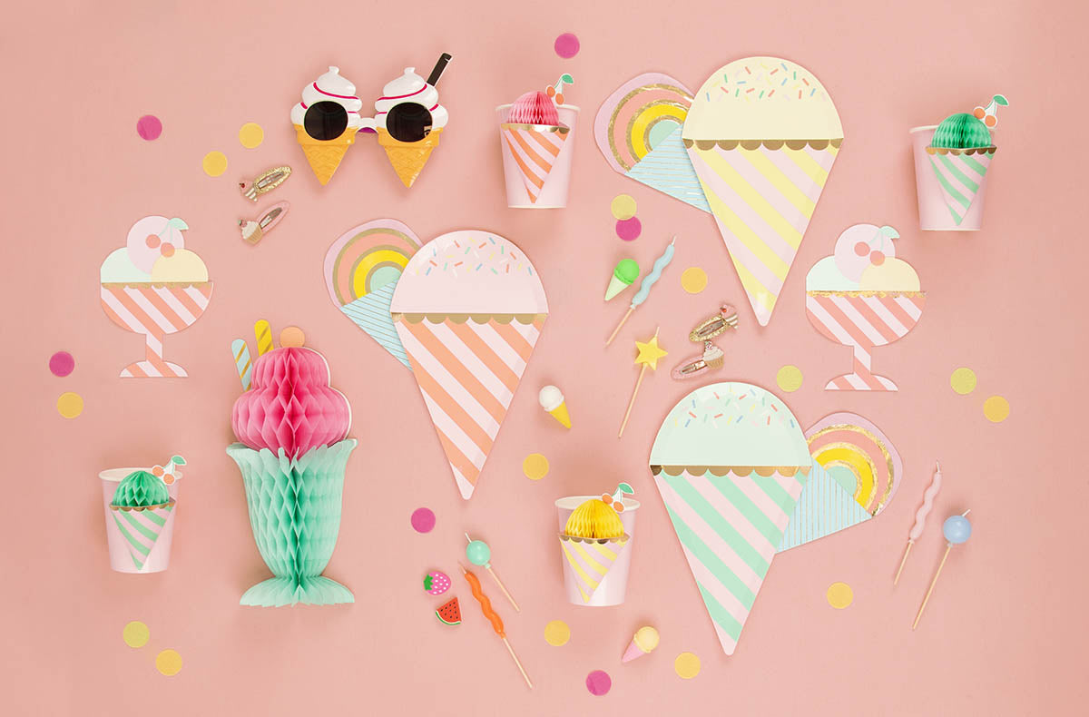 deco anniversaire glace summertime