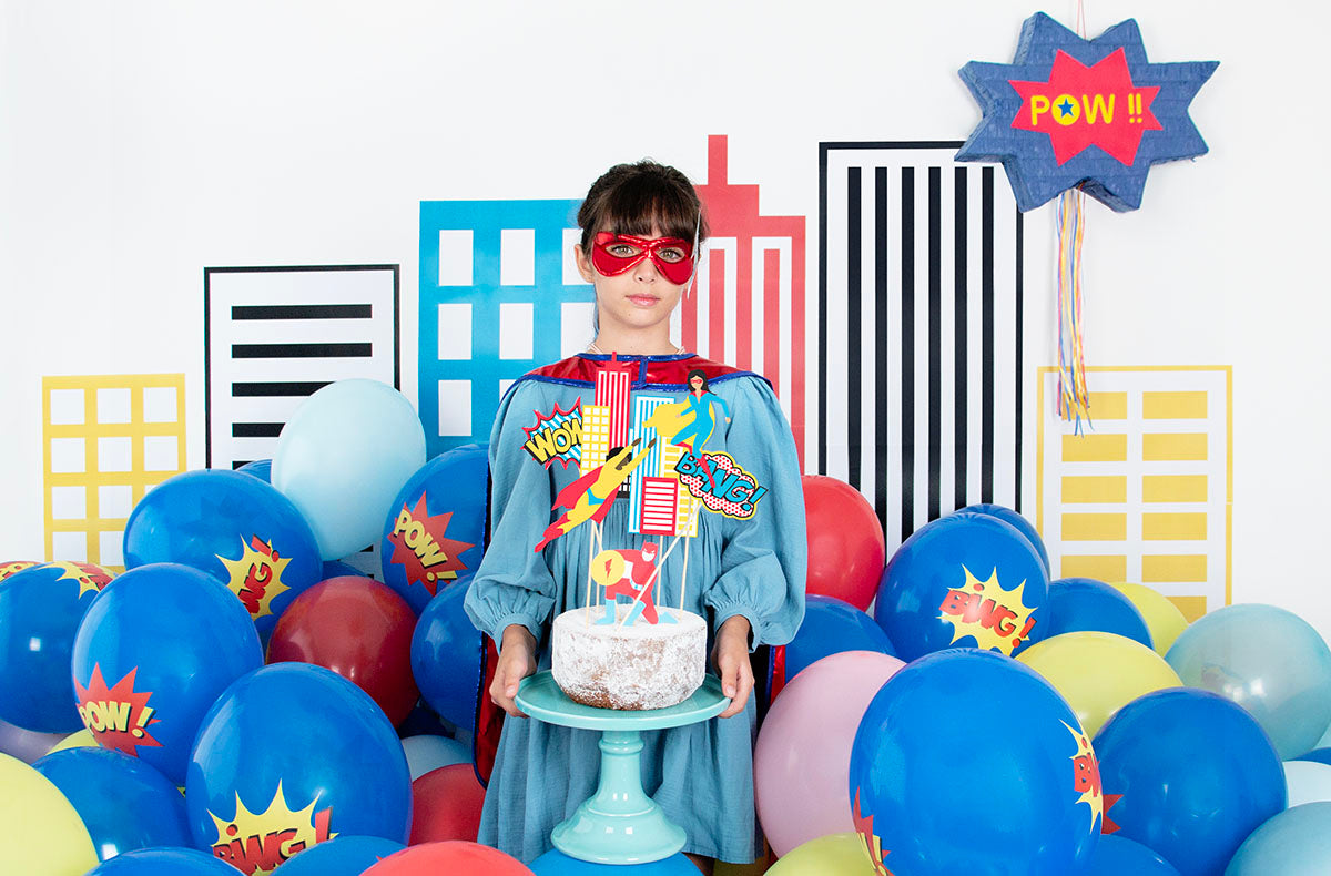 Un anniversaire enfant, un anniversaire super heros pour impressionner tous les copains pendant le gouter !