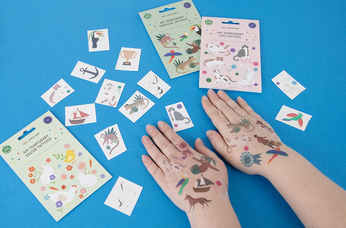 Tatouage,Tatouages pour Les Enfants,Tatouage Enfant,Fleur Tatouage