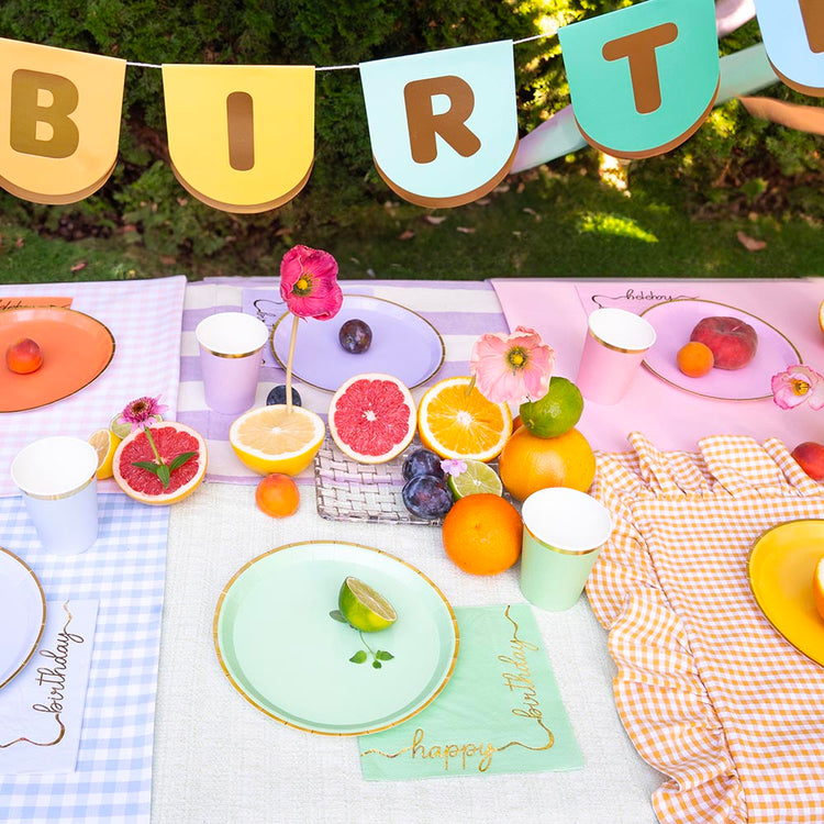 Guirlande festive d'anniversaire