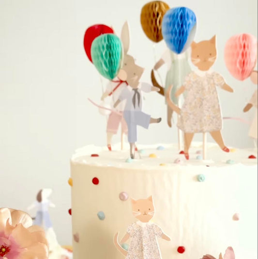 Toppers animaux mignons pour cupcakes, déco rigolote