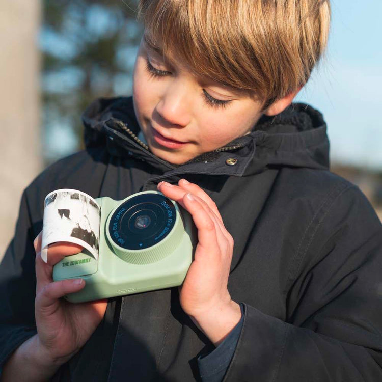 Appareil photo dino imprimante intégrée : cadeau anniversaire enfant