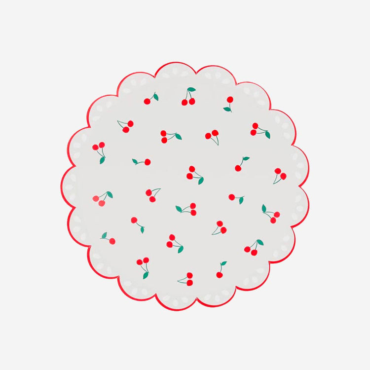 8 assiettes cerises, pour une décoration fraßche et pétillante